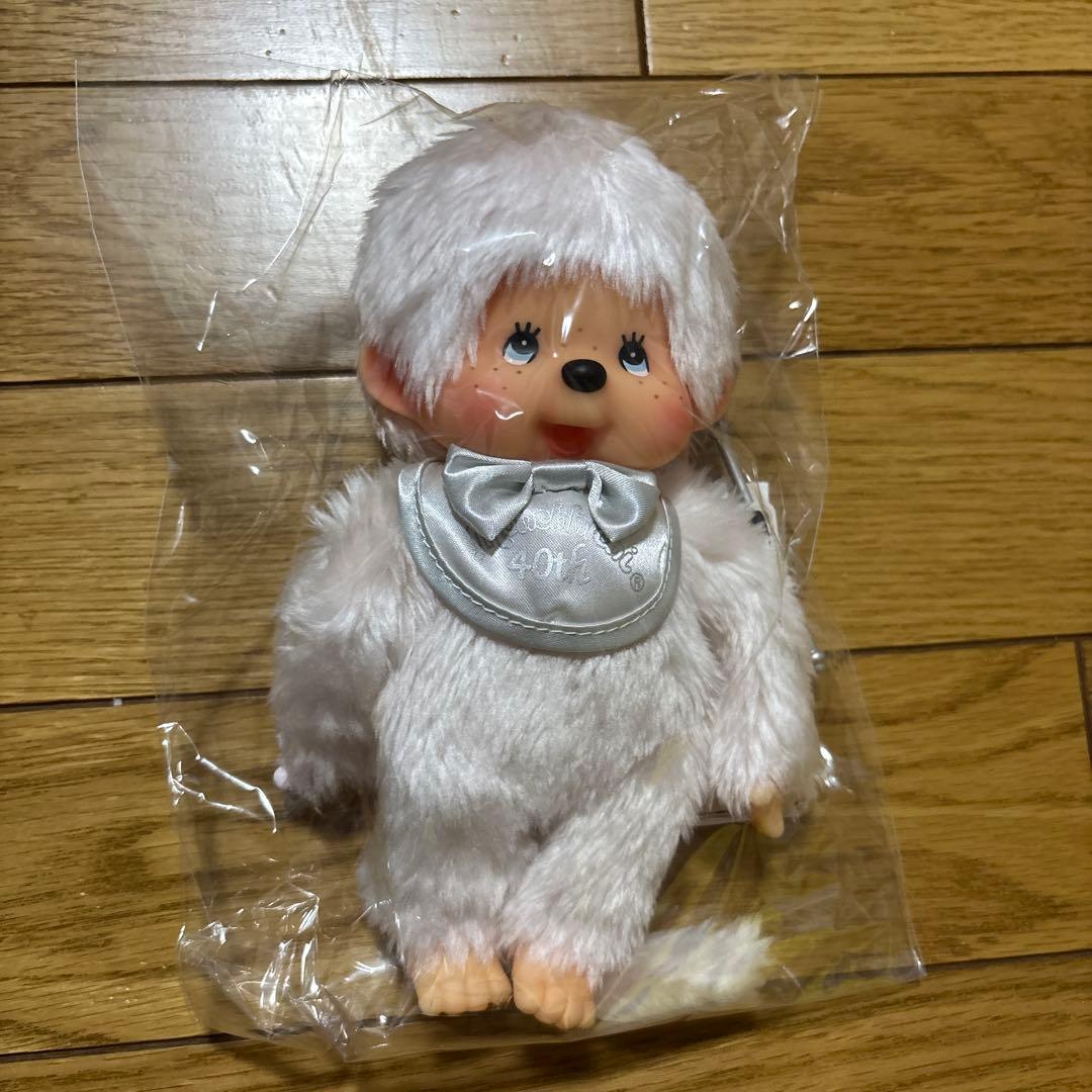 新品 40周年 プラチナ モンチッチ 男の子 monchhichi 72