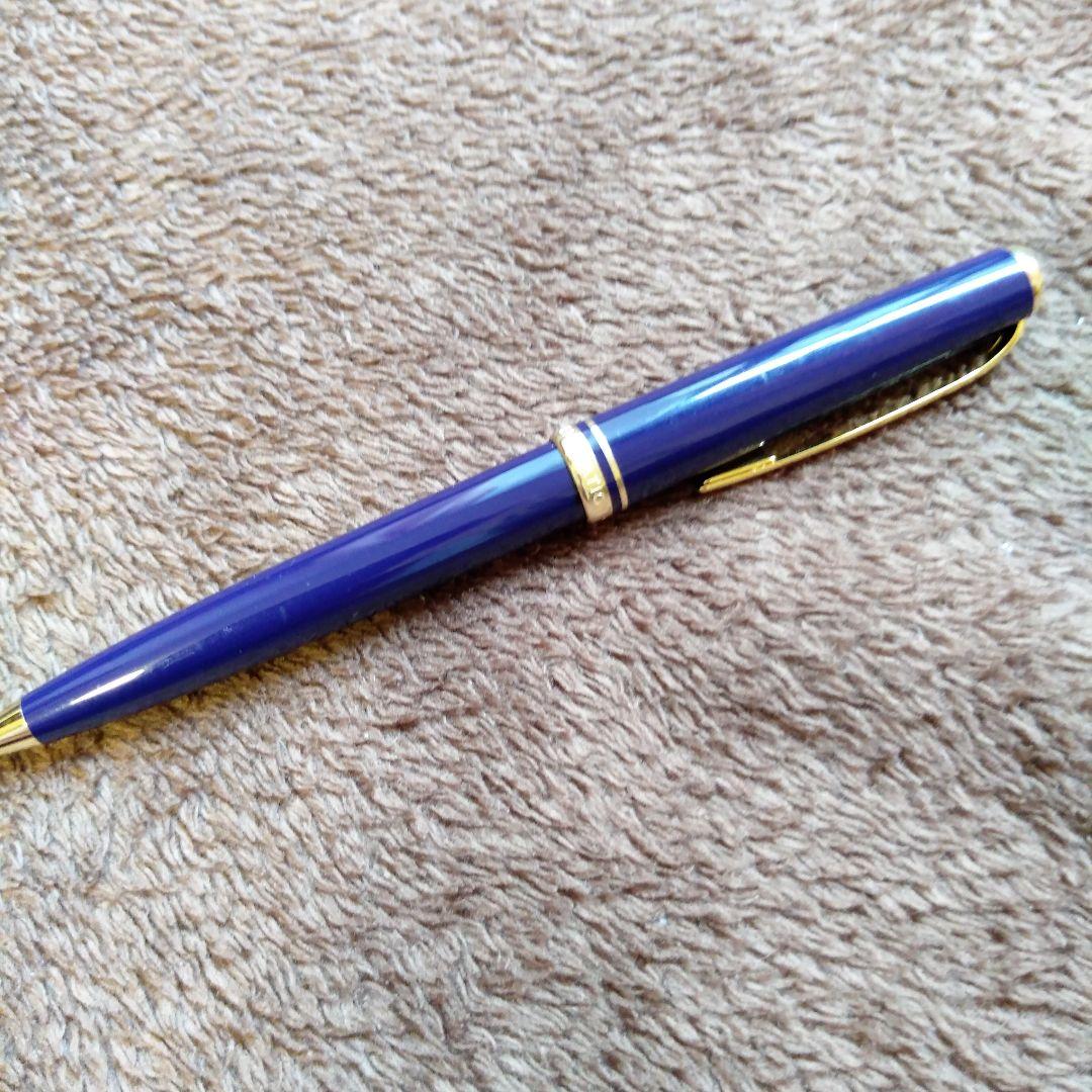 Montblanc 万年筆・青いボールペン セット