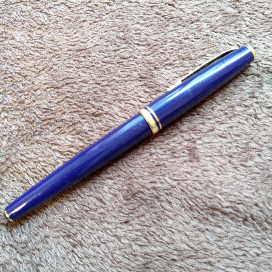 Montblanc 万年筆・青いボールペン セット