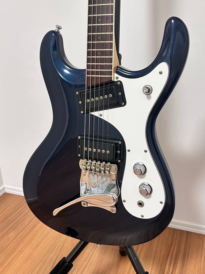 モズライト mosrite ギター 黒雲 ハードケース付き