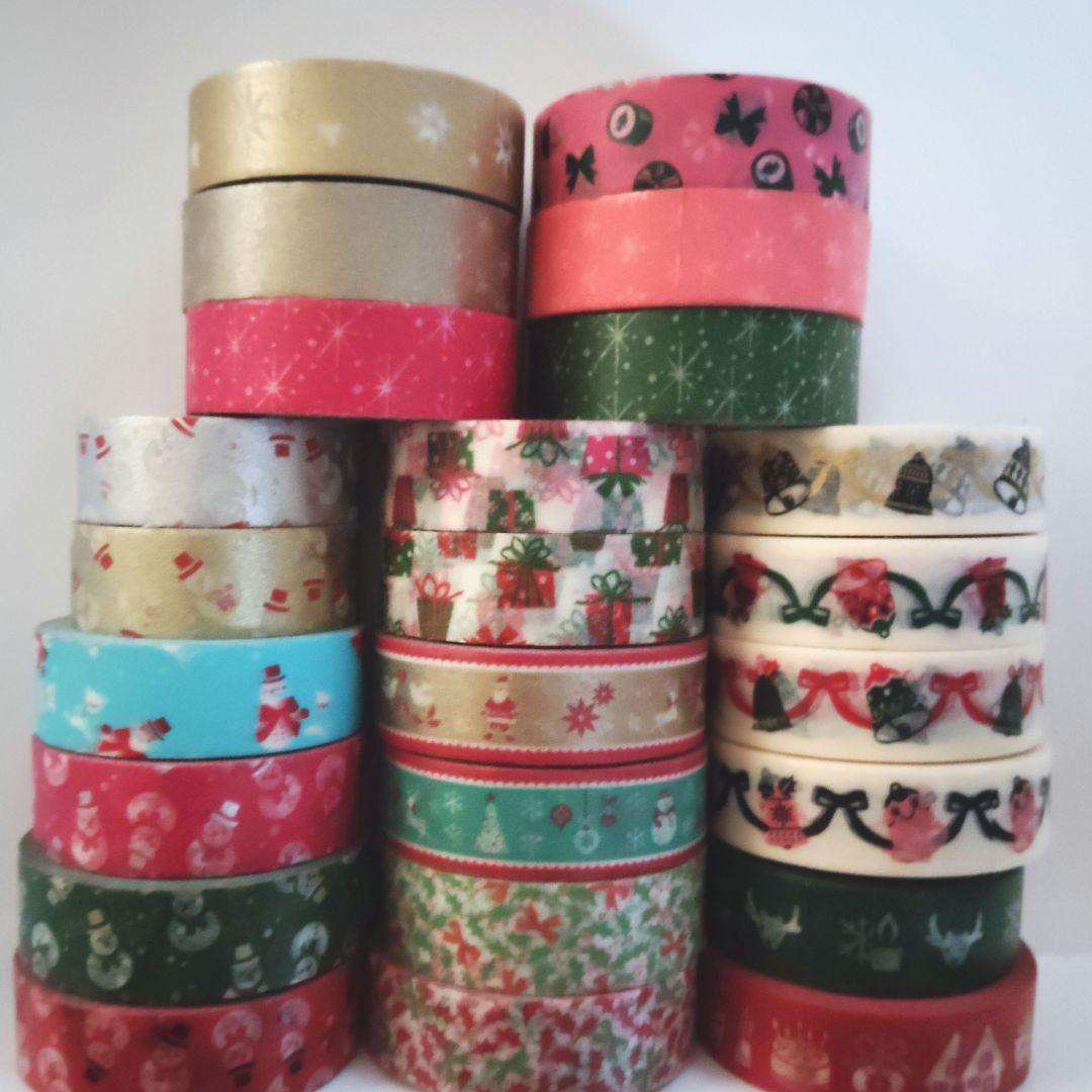 マークス クリスマス マスキングテープ 24個