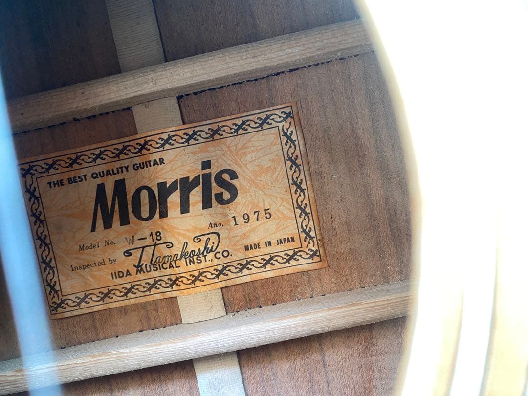 アコースティックギター MORRIS W-18