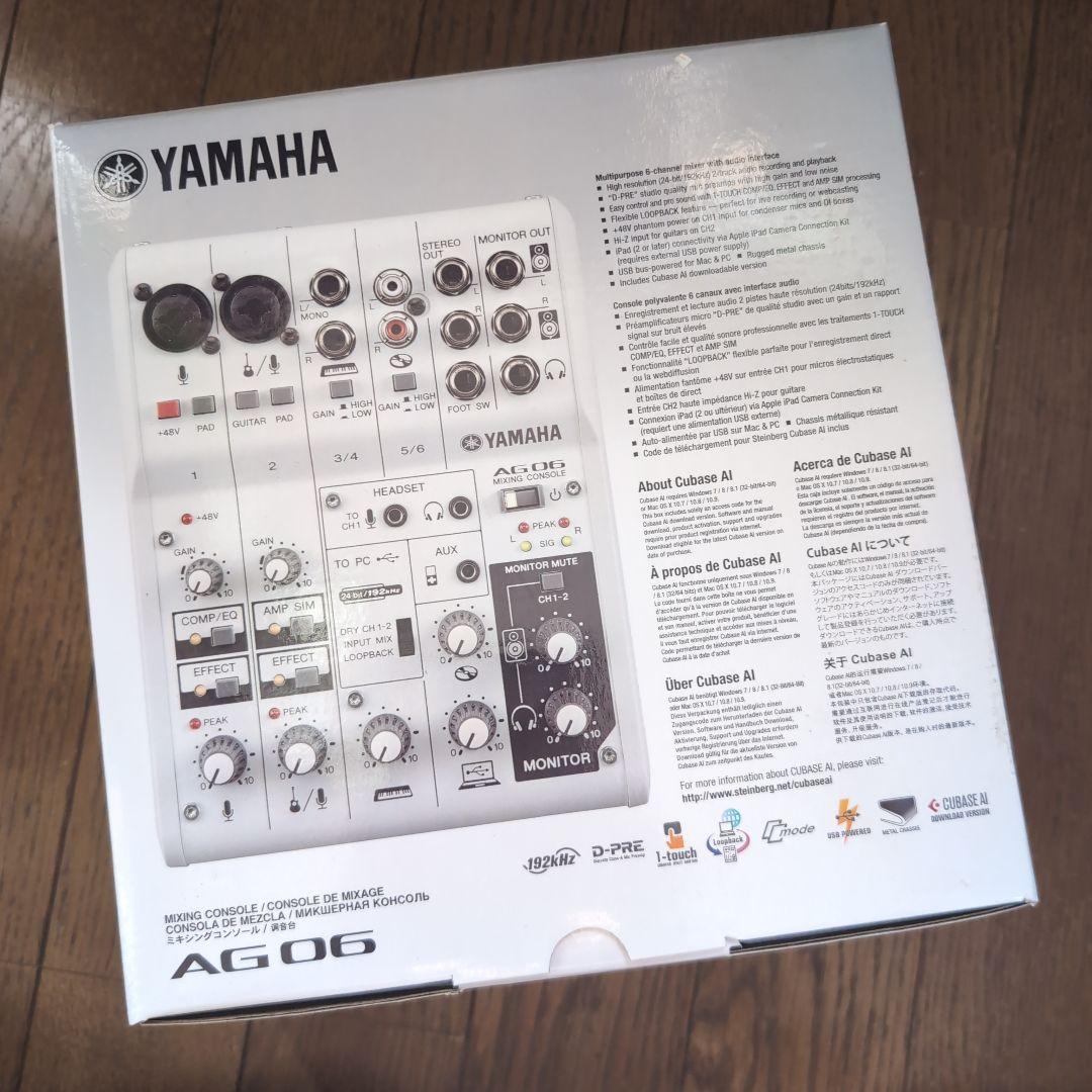 YAMAHA AG06 ミキシングコンソール
