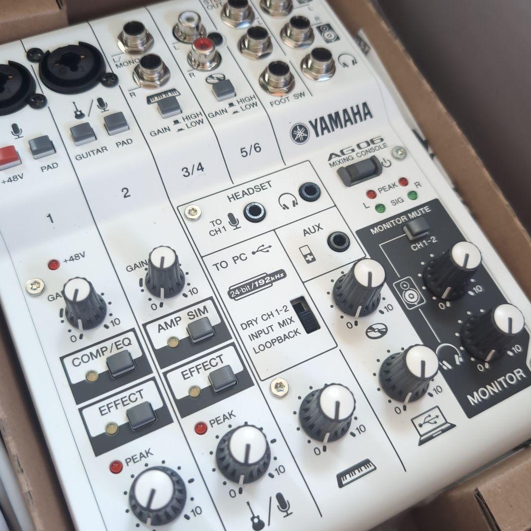 YAMAHA AG06 ミキシングコンソール