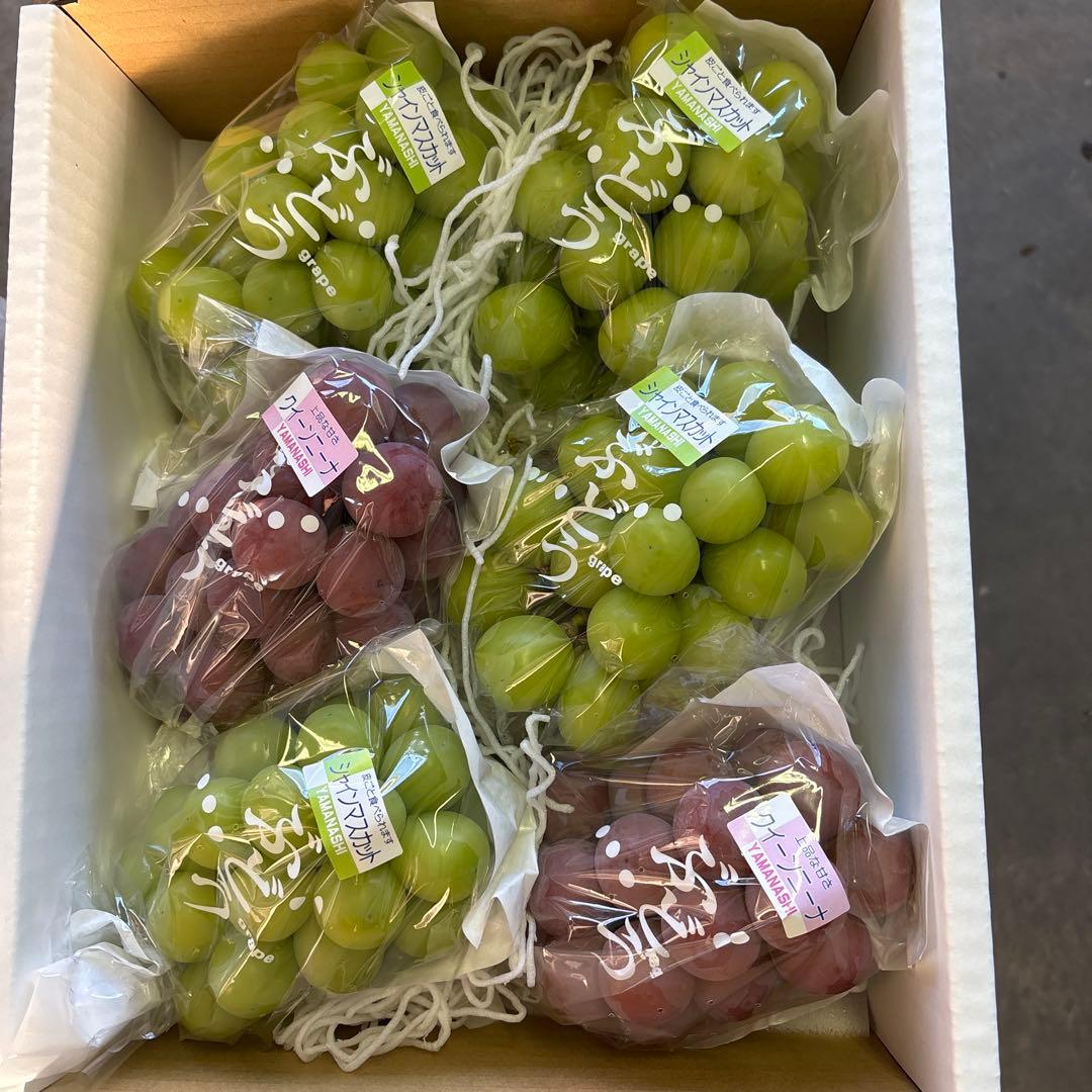 悪魔のぶどう 山梨県産シャインマスカット、クイーンニーナ3Kg