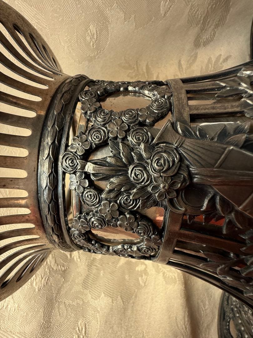 花器　アンティーク　WMF 1909年　ドイツ製　フランス輸出用　特別モデル