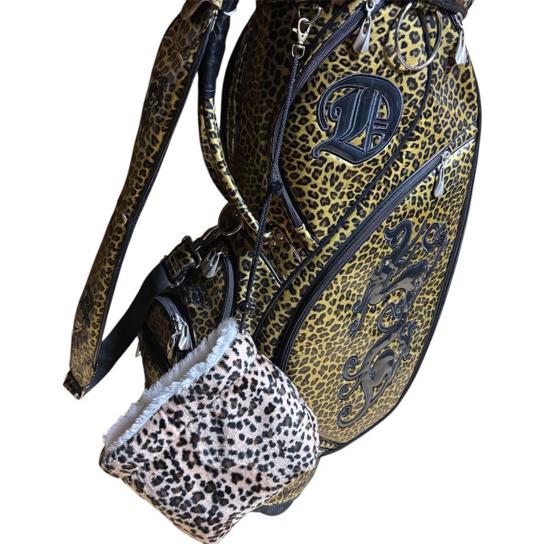 【希少・高級】Dance With Dragon キャディバッグ レオパード柄
