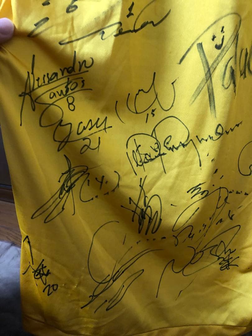 初代清水エスパルス　サイン入りユニフォーム　Jリーグ