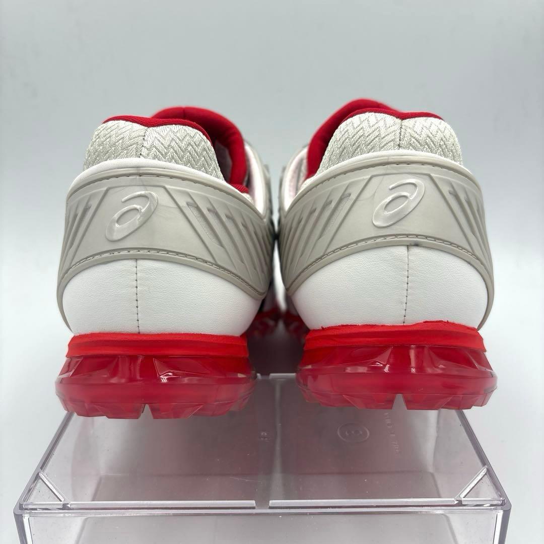 ✨未使用✨アシックス ゲルエースプロ5 ボア【25cm】ホワイト レッド