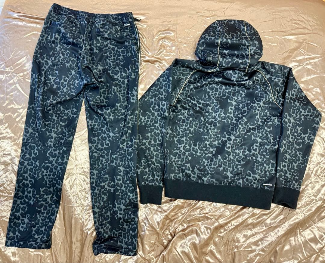 【コラボ】FCRB x NIKE レオパード&スター柄 セットアップ【トレンド】