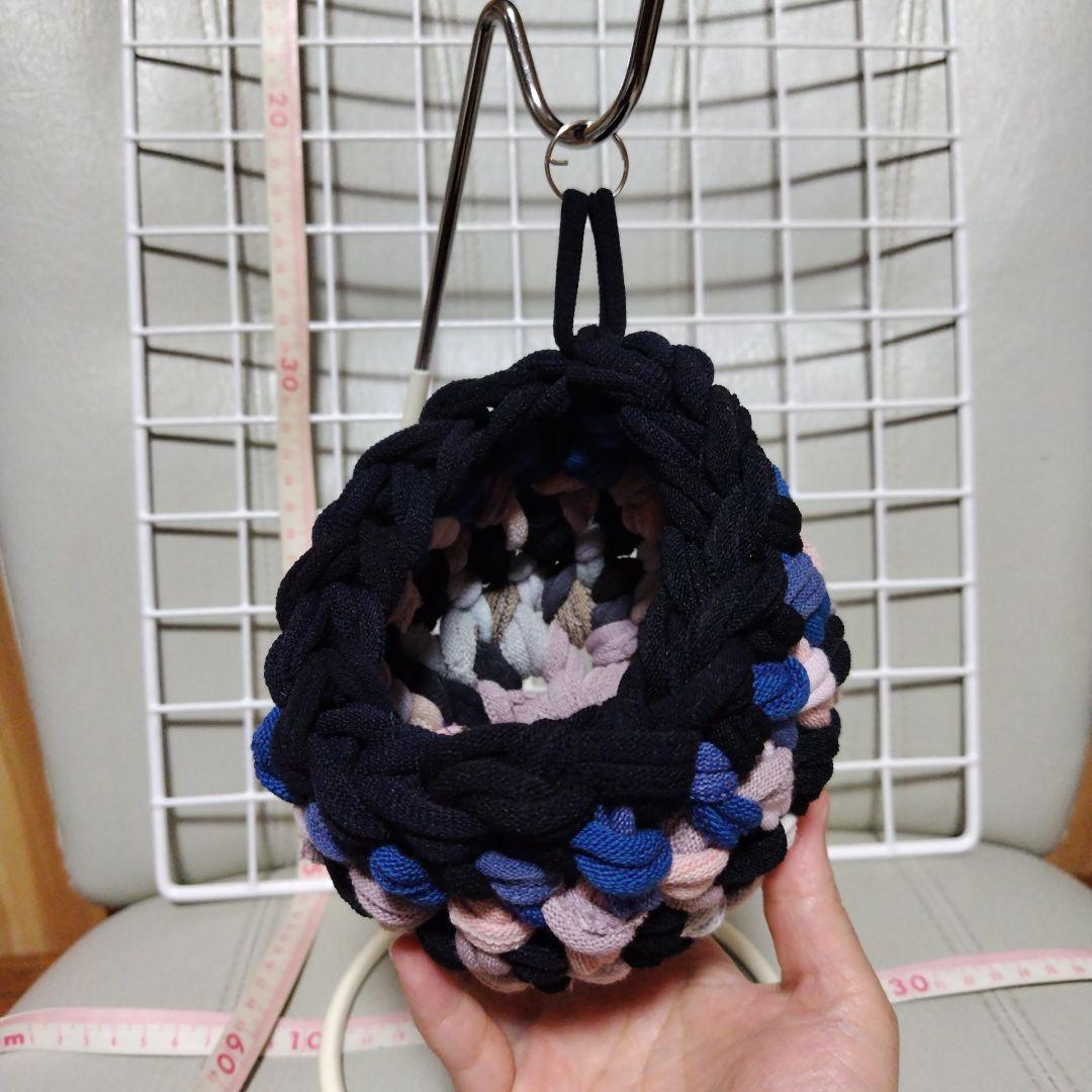 モモンガかごポーチ♡カラーお任せ１個♡中サイズ♡ハンギングバスケット