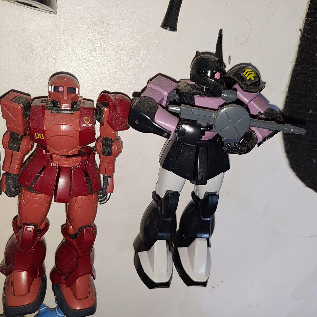 HG ガンダムTHE ORIGIN ザクⅠ ザクⅡ グフ 完成品　ジャンク扱い