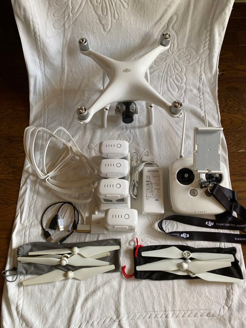 【リモートID免除】DJI Phantom4 Pro ＋バッテリー4本他