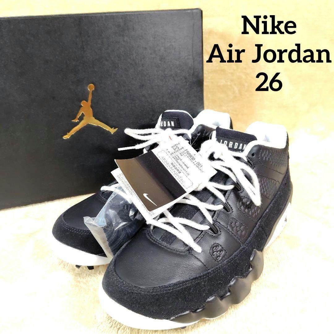 新品未使用 ナイキ ゴルフシューズ エアジョーダン9G FN6930-001 黒