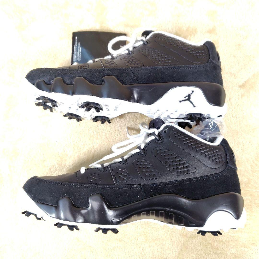 新品未使用 ナイキ ゴルフシューズ エアジョーダン9G FN6930-001 黒