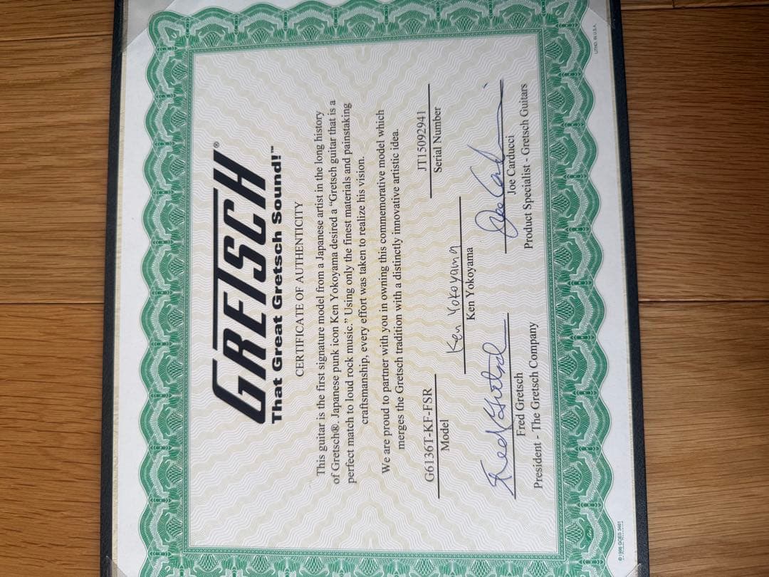 ギター Gretsch G6136T-KF FSR Kenny Falcon