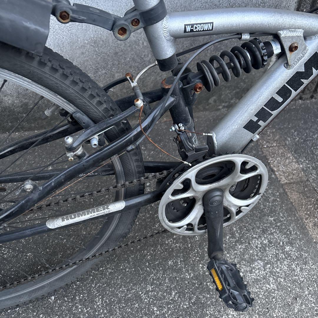HUMMER マウンテンバイク シルバー