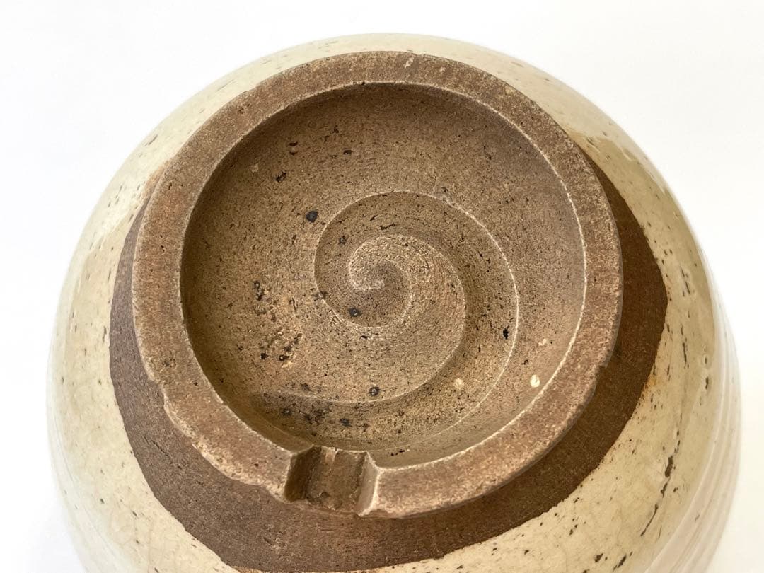 骨董　アンティーク　高麗　御本　洲浜形　茶碗　御本茶碗　粉引　李朝