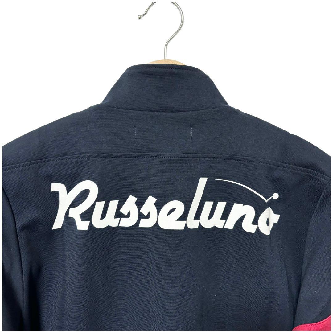 新品 ラッセルノ ゴルフ ライン トラック ジャージ ジャケット ネイビー M