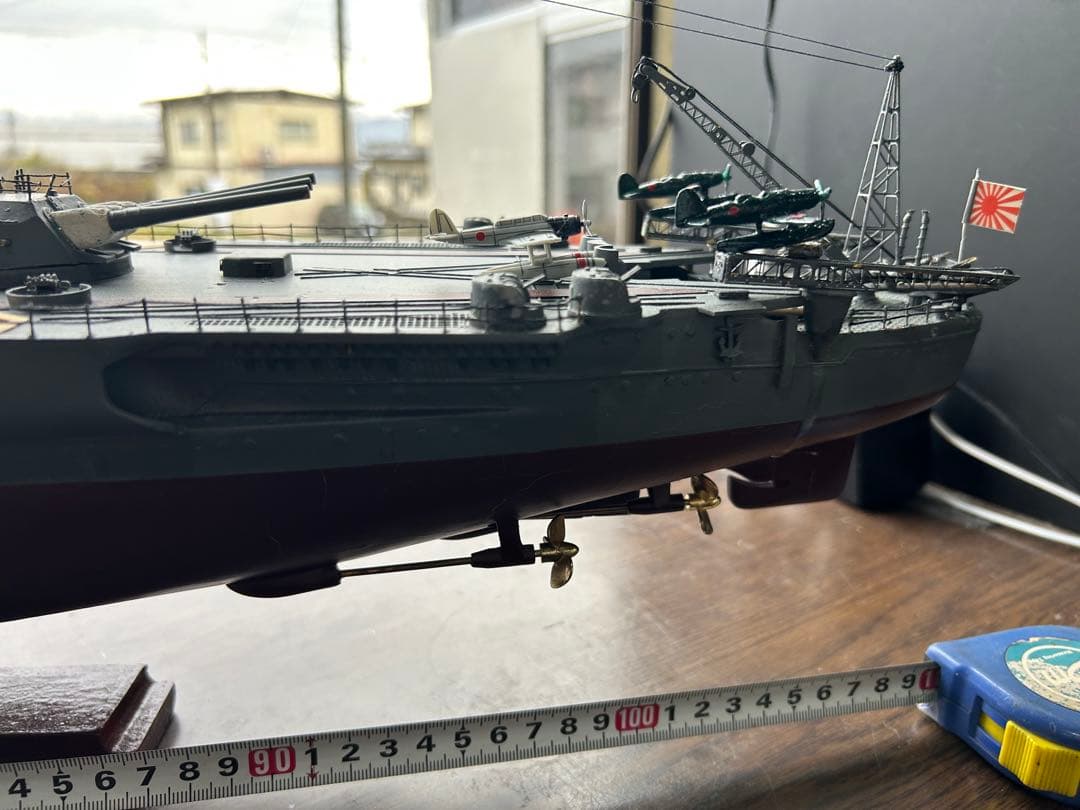 実物感(超戦艦大和)DeAGOSTINIサイズ1/250(長1100重10kg)