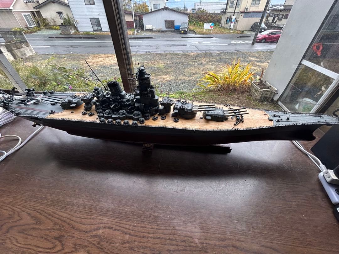 実物感(超戦艦大和)DeAGOSTINIサイズ1/250(長1100重10kg)