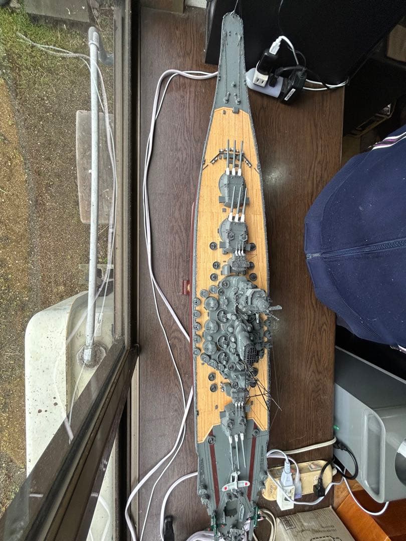 実物感(超戦艦大和)DeAGOSTINIサイズ1/250(長1100重10kg)