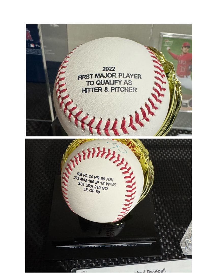 【50個限定】大谷翔平 直筆サイン MLB初投打規定数達成記念 MLBホログラム