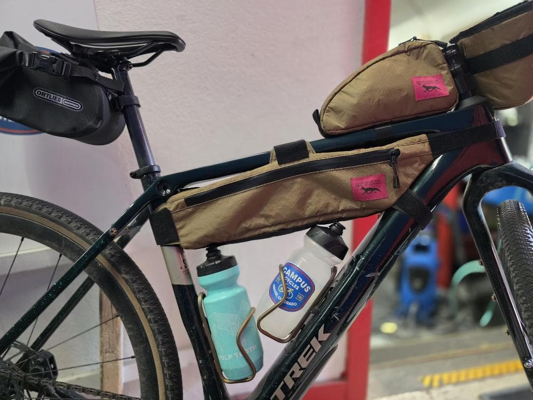 SWIFT INDUSTRIES ホールドファスト ハーフフレームバッグ M 茶