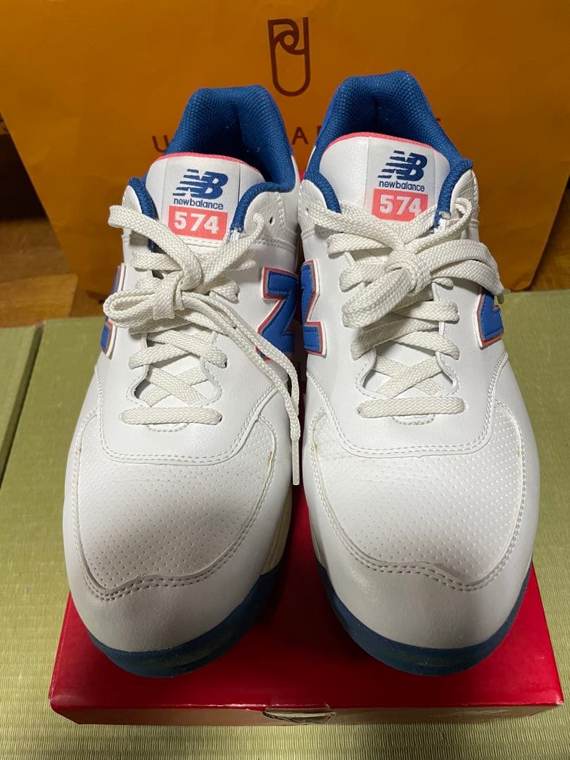ニューバランス574 ゴルフシューズ 26.0cm 9ホール使用