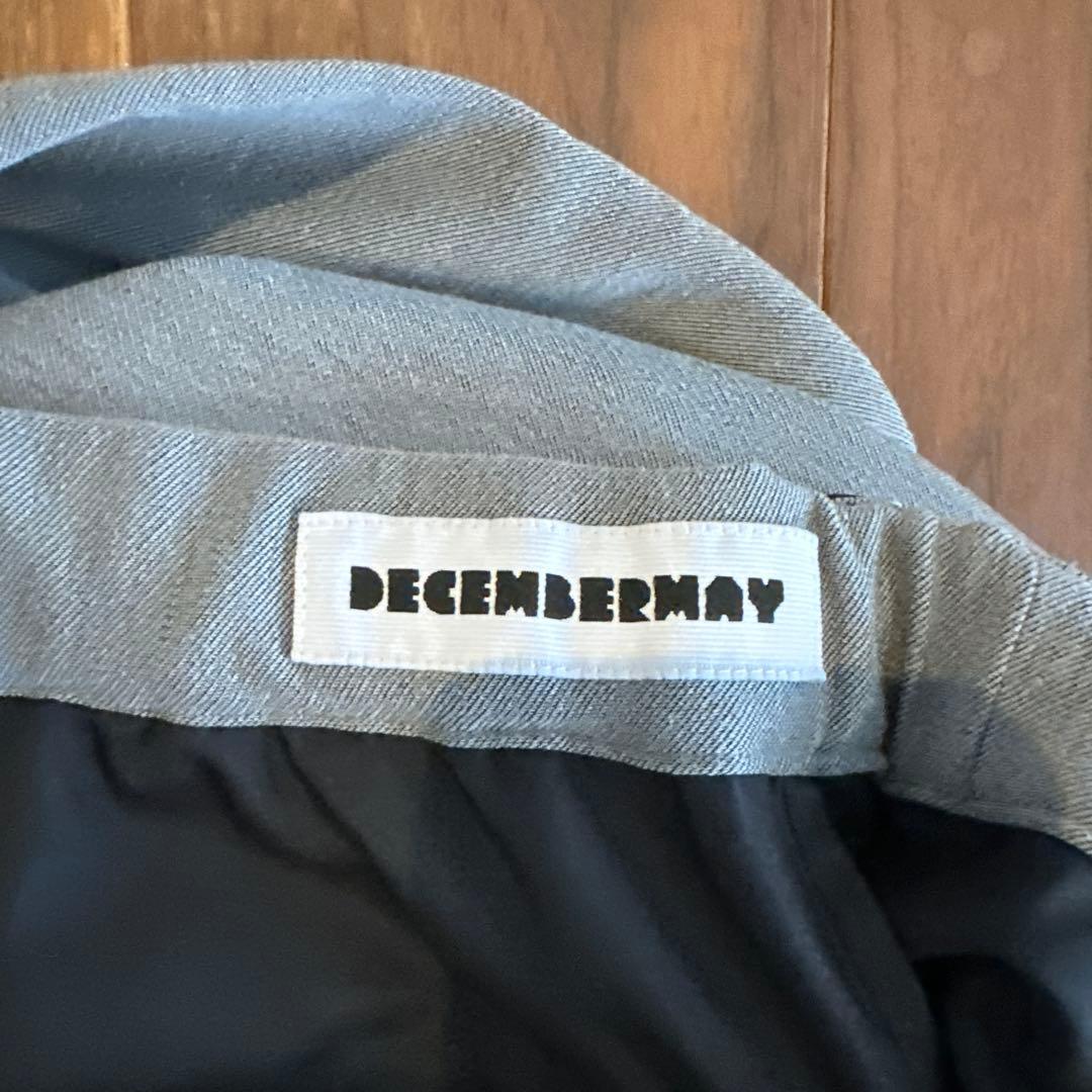 DECEMBERMAY ディセンバーメイ　ストレッチ　テーパードパンツ