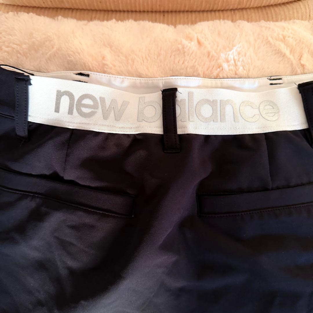 New Balance ゴルフスカート 黒 美品 ロゴ入