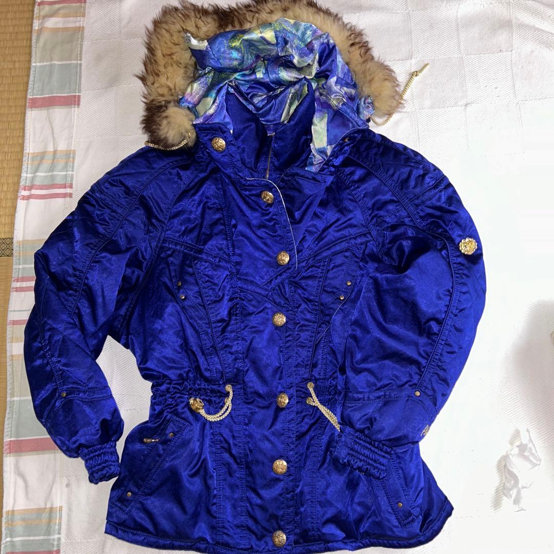 平成レトロ　ホワイトグースダウン　スキーウェア　　　　　　phenix