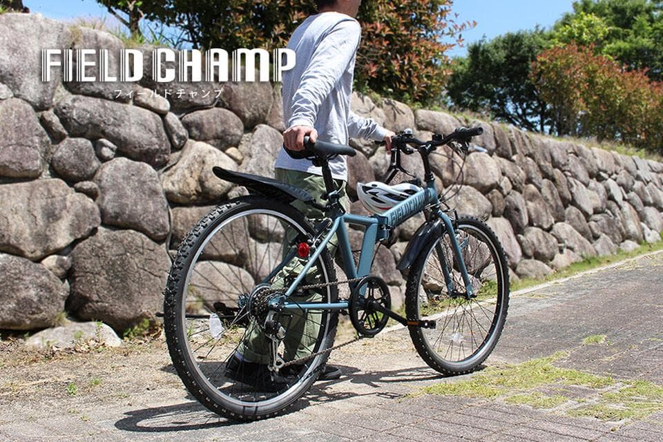 ★新品★FIELDCHAMP 26インチ 6段 折畳み マウンテンバイク MTB