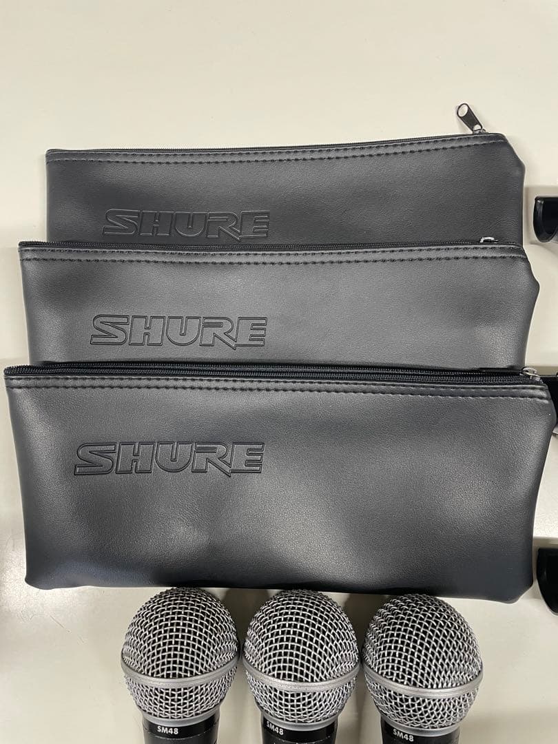 SHURE SM48 ダイナミックマイク 3本セット