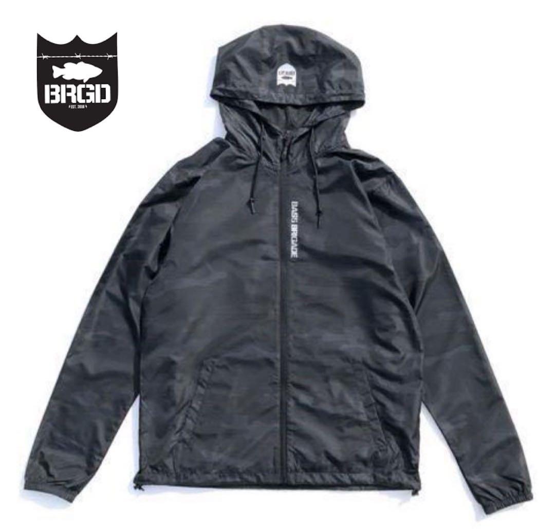 美品！ブラックカモ！バスブリゲード ライトウェイト ウィンドブレーカー
