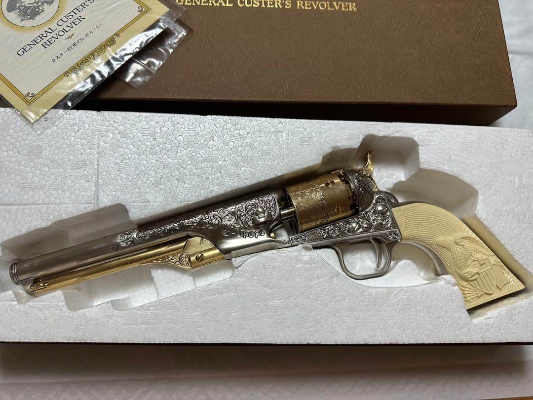 マルシン工業 未発火 フランクリンミント カスター将軍のレボルバー 樹脂製