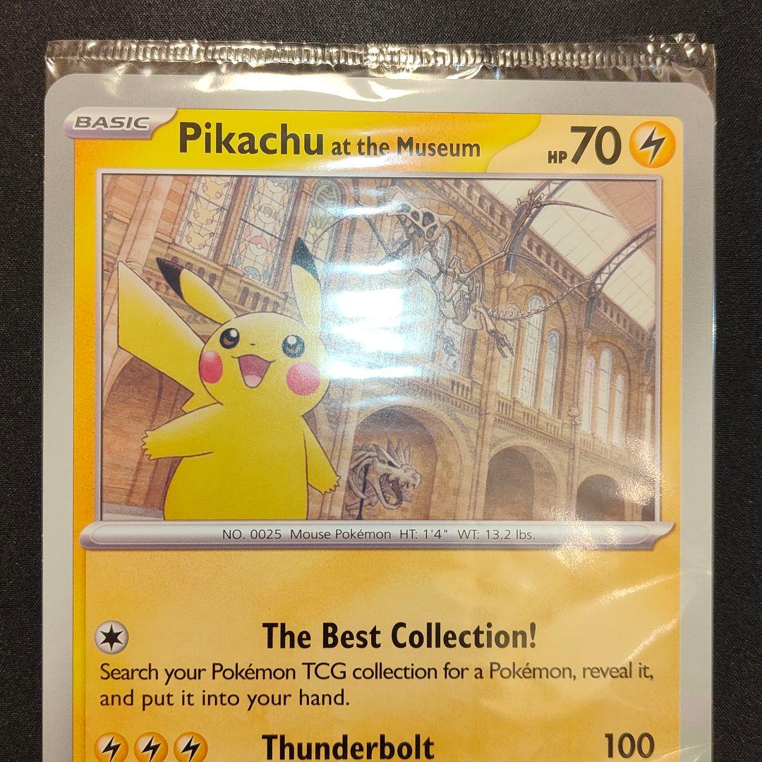 ピカチュウ　博物館　プロモ　Pikachu at the Museum