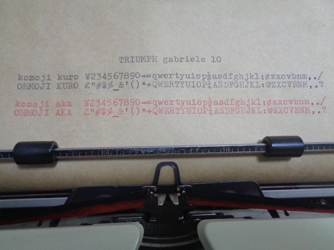 完動品　TRIUMPH gabriele 10 トライアンフタイプライター