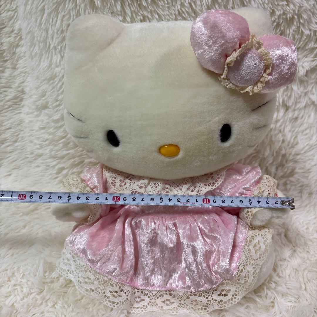ビンテージ　ハローキティ ぬいぐるみ ピンクドレス 約30cm　メロディ