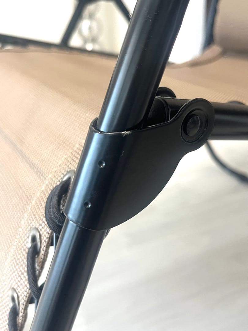 【大至急】引っ越しの為リクライニングアウトドアチェア ベージュ