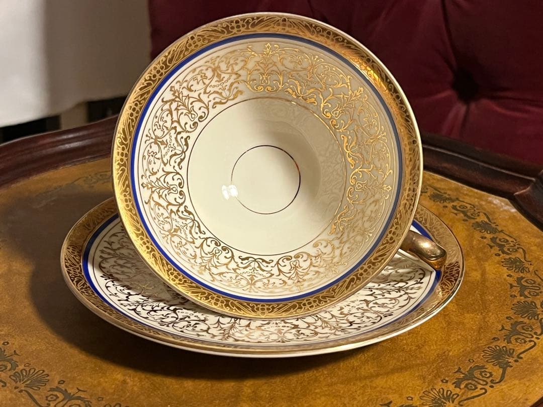 ドイツ製　SELTMANN WEIDEN 陶磁器 金彩　カップソーサー　トリオ