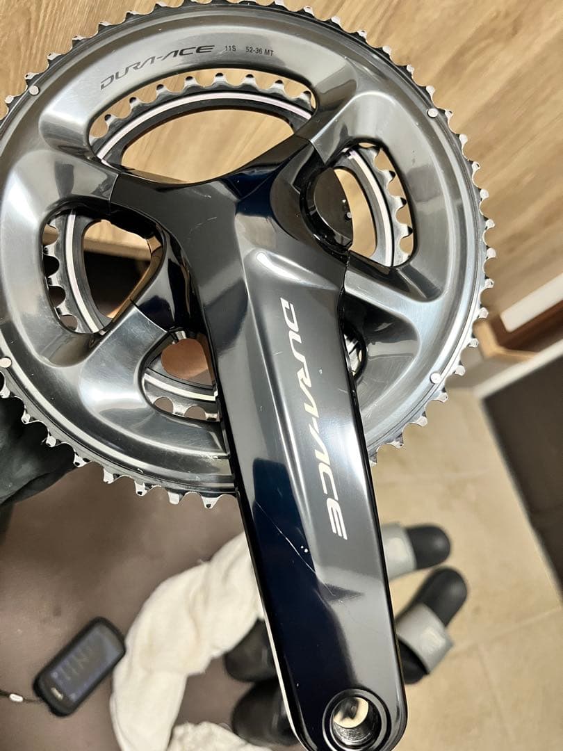 極美品　FC-9100-P チェーンリング走行少 デュラエース