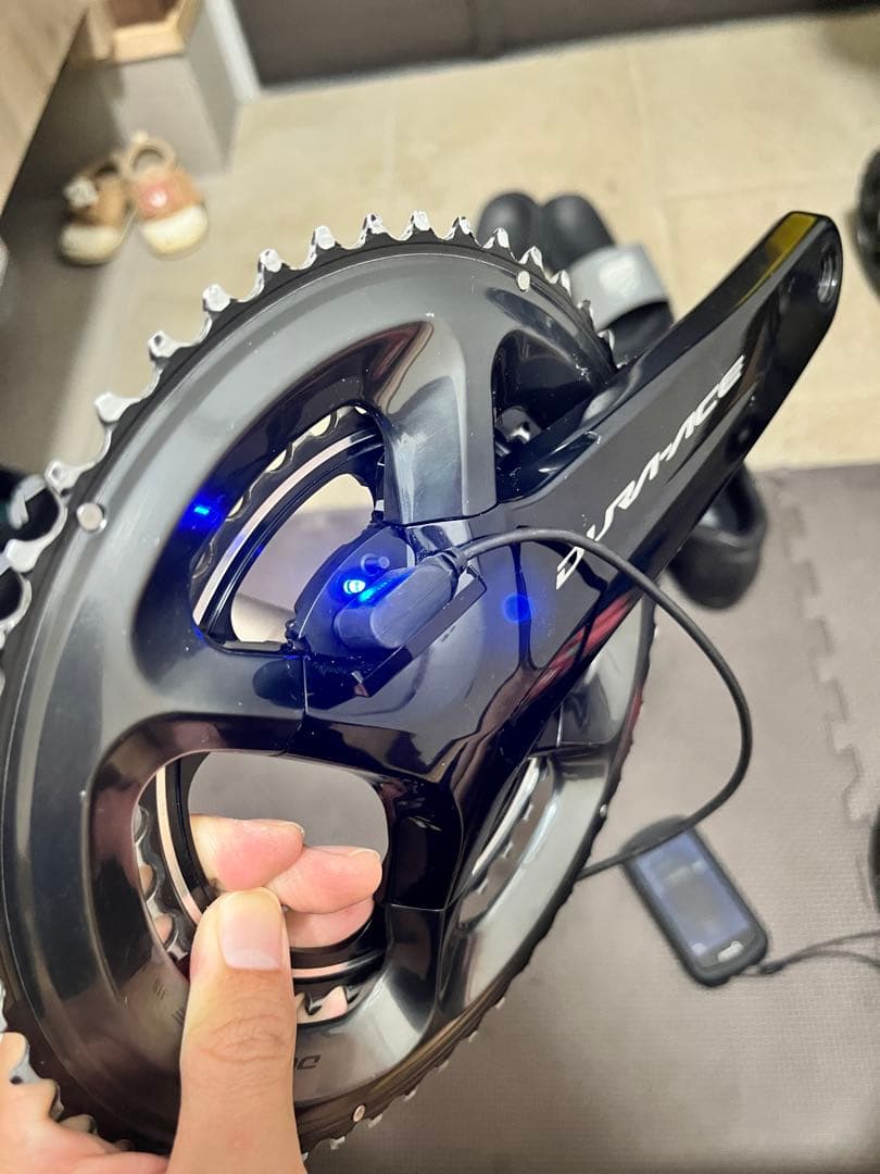 極美品　FC-9100-P チェーンリング走行少 デュラエース