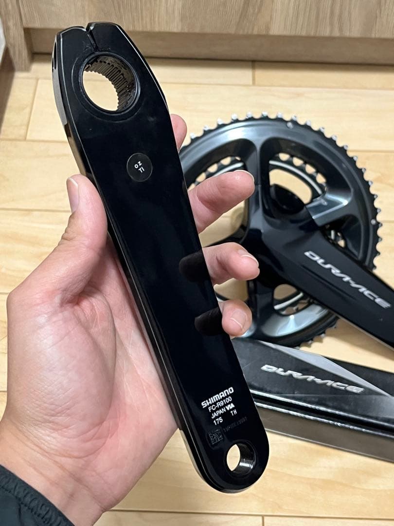 極美品　FC-9100-P チェーンリング走行少 デュラエース