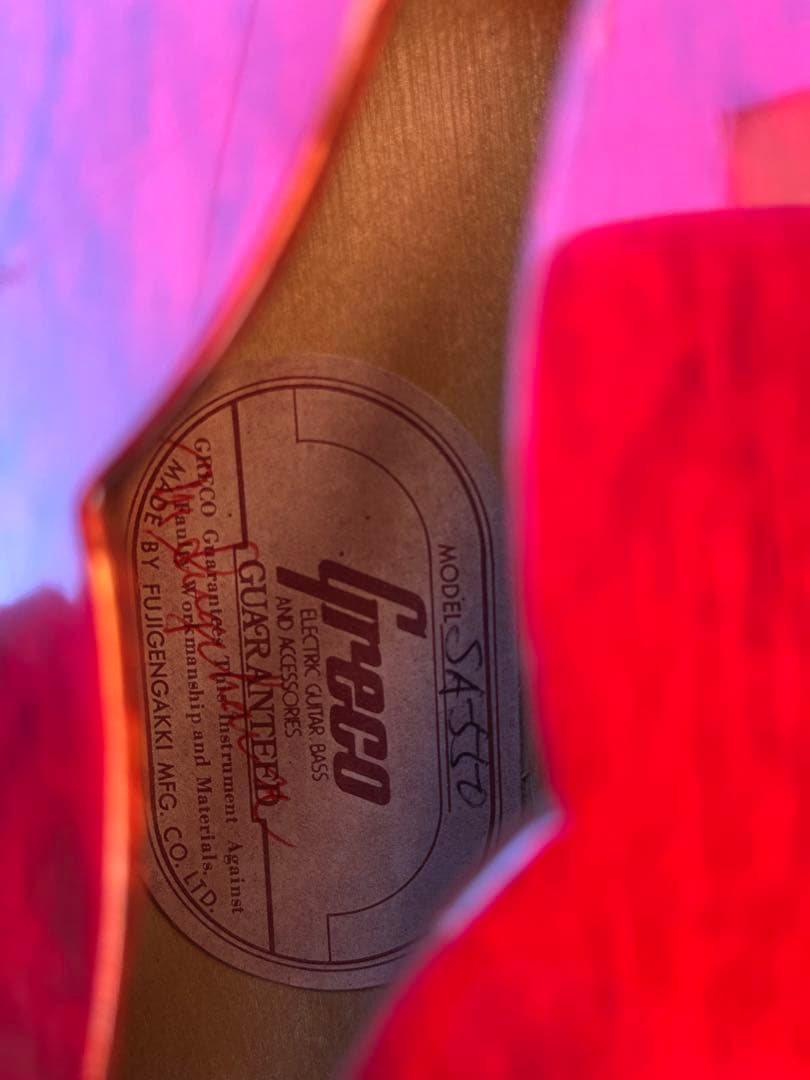 Greco SA-550 77年 ジャパビン 純正ハードケース付