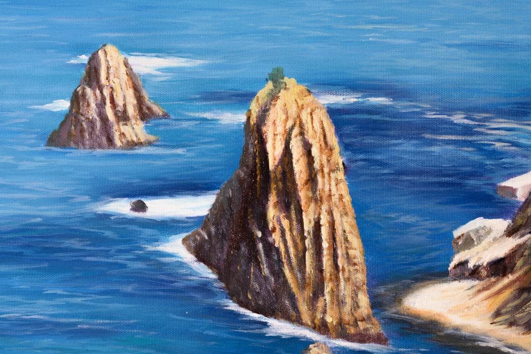 未使用高級ゴールド額付★手書き油絵★外寸約880×660mm 玄関やリビングに8