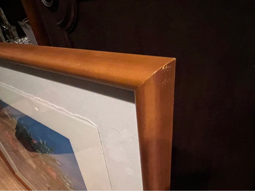 Alain Ragaru リトグラフ 額縁 インテリア 薔薇の盛花