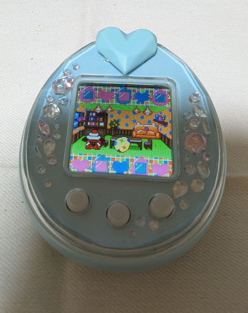【ジャンク品】Tamagotchi P's　たまごっちぴーす　ブルー　ピース