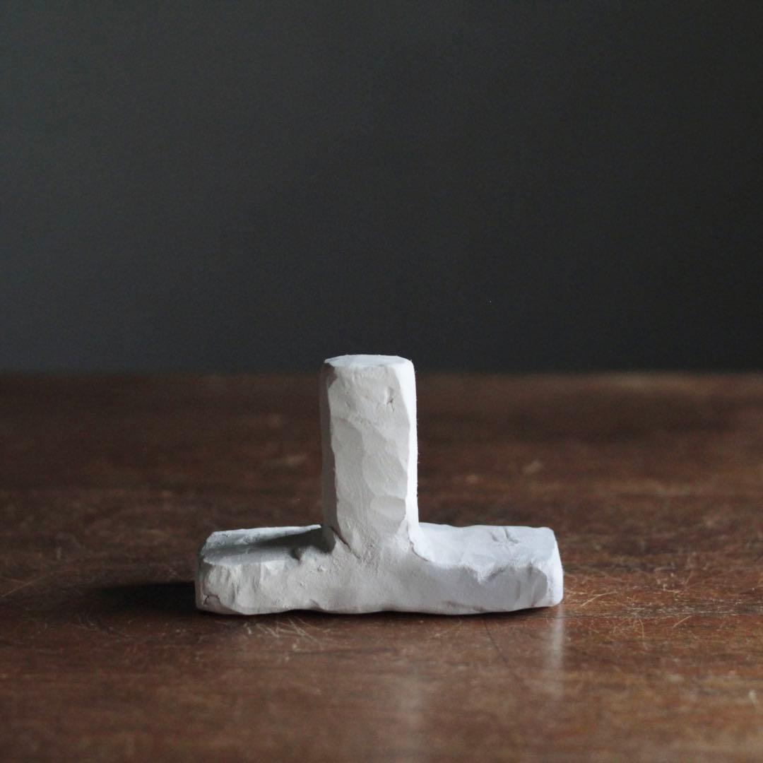 石塑粘土 小 立体作品 建物 現代美術 sculpture