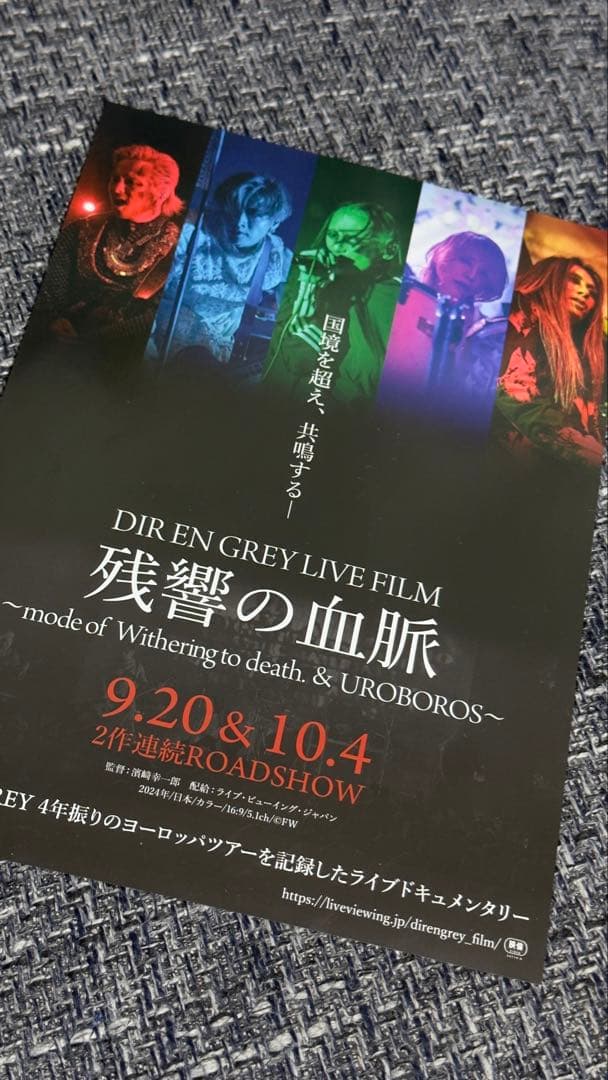 限定T DIRENGREY 残響の血脈 Mサイズ